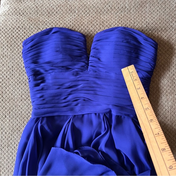 Blue / Indigo hi-low Le Chateau gown - Picture 16 of 16